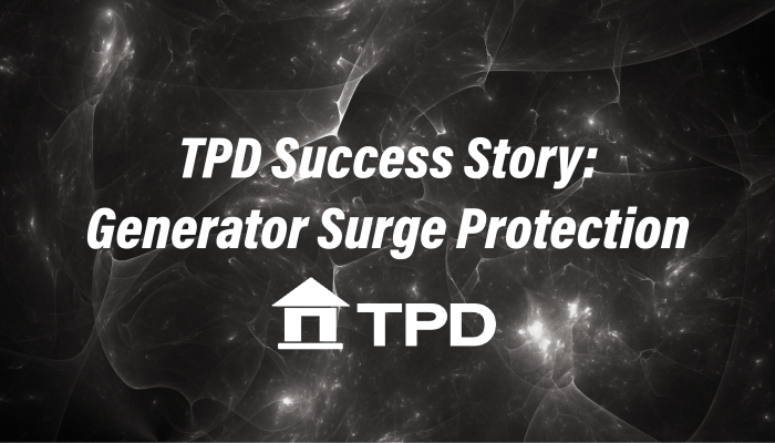TPD Success Story Generator Surge Protection