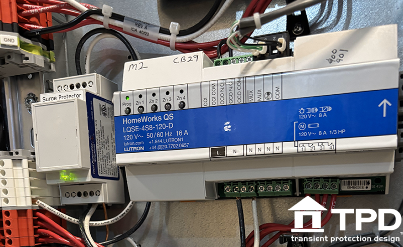 Lutron Homeworks Surge Protection