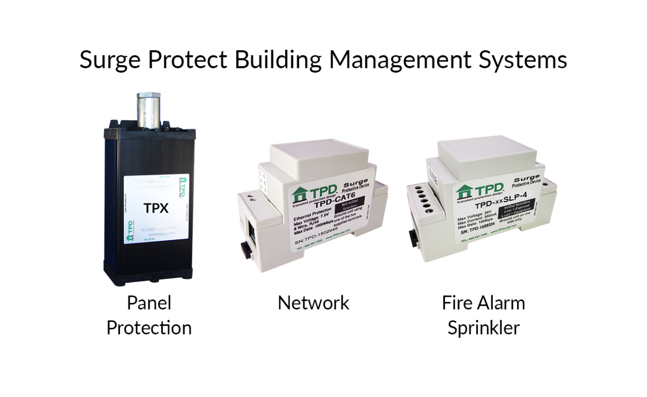 Surge Protect Building Management Systems HVAC Elevator Fire Alarm