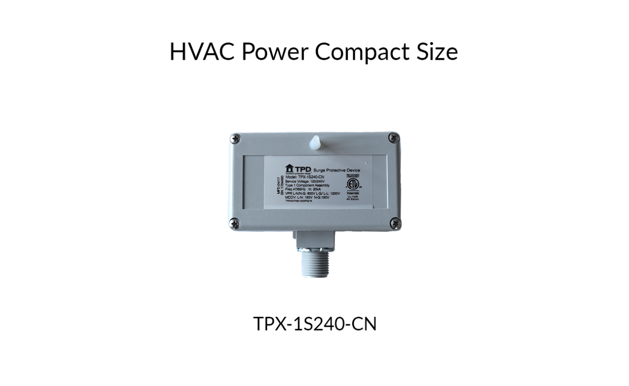 Surge Protect HVAC Power Compact Size