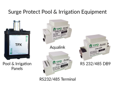 Pool and Irrigation Equipment Surge Protection