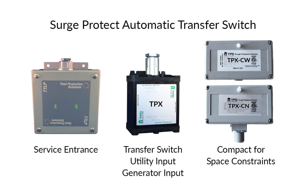 Surge Protect Automatic Transfer Switch Generator Service Entrance