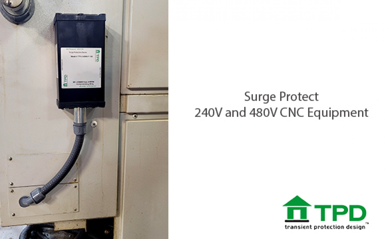 240V and 480V CNC Surge Protection