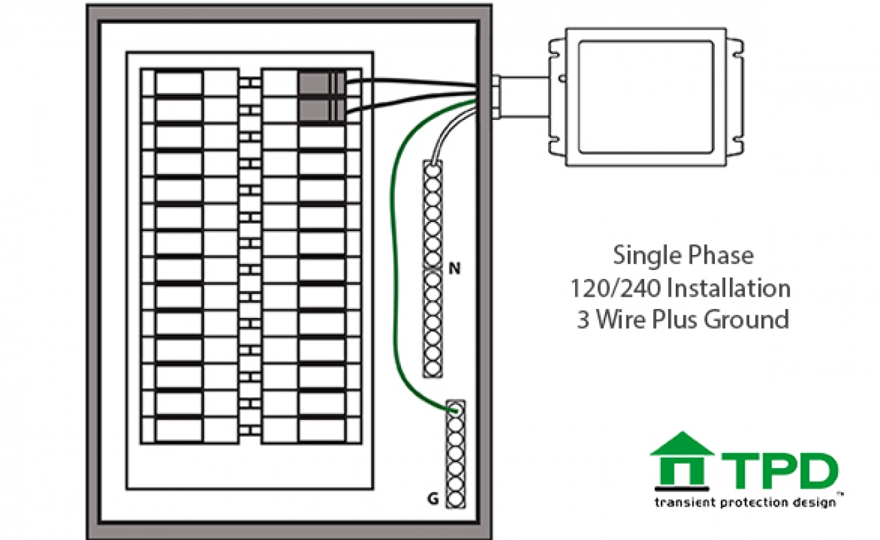 TPX Single Phase Install Drawing