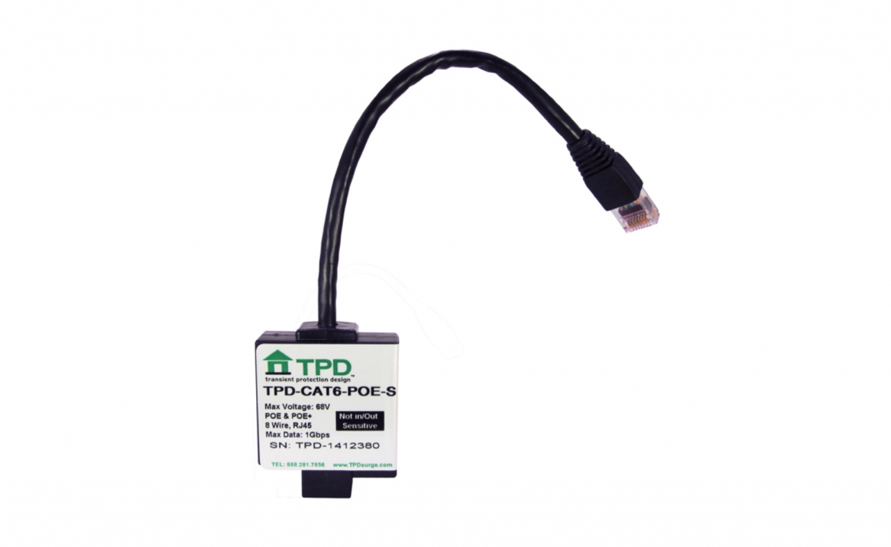 TPD-CAT6-POE-S Ethernet Lightning Protection