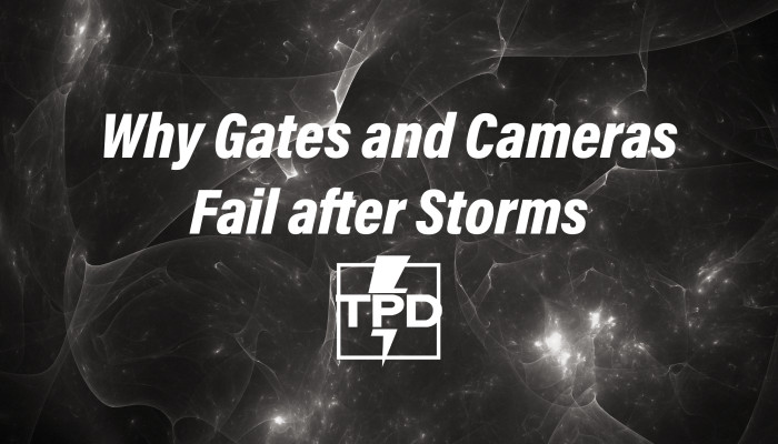Why Gates and Cameras Fail After Storms